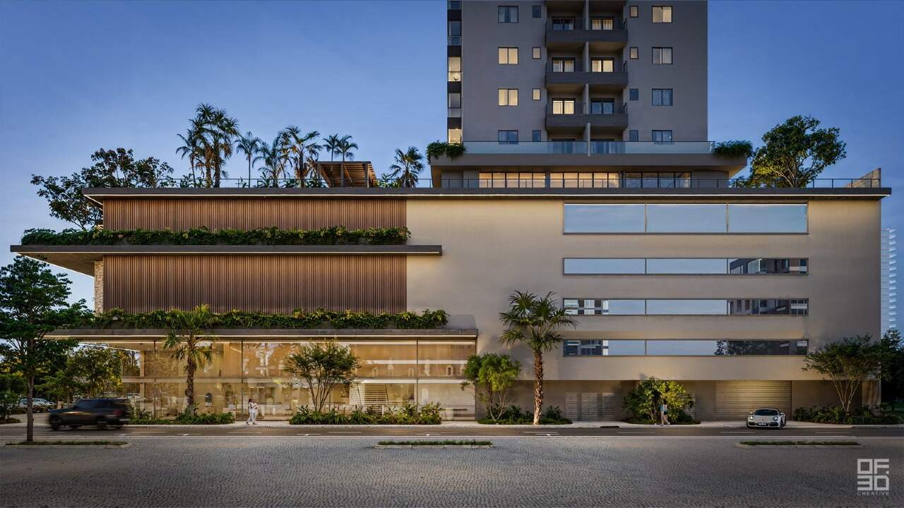 Fachada do Brava Riserva à noite