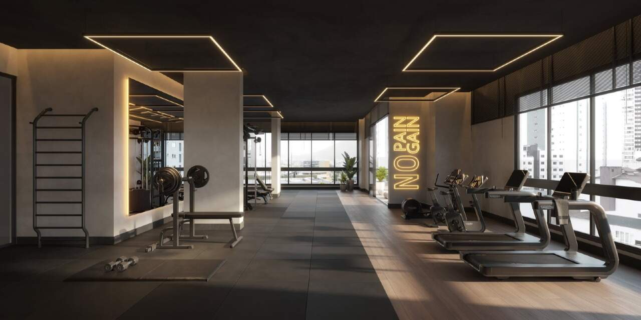 Academia de 108 m² do Avenue Residence (imagem ilustrativa)