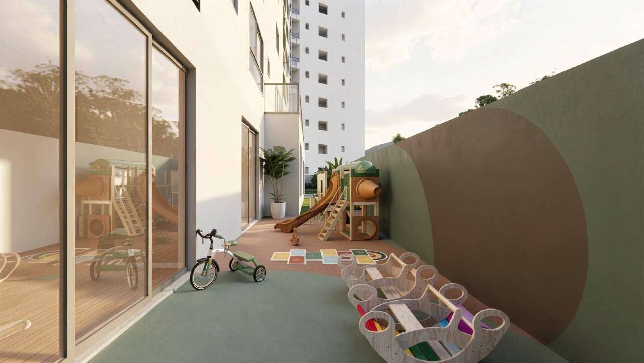 Playground ao ar livre do pavimento de lazer (imagem ilustrativa)