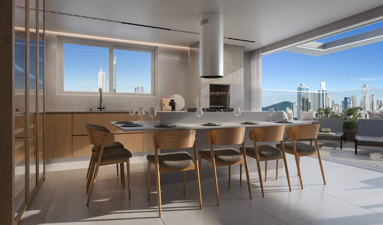 Espaço gourmet da cobertura triplex (imagem ilustrativa)