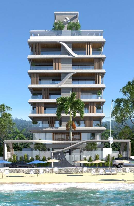Fachada do Splendido Diamond Blue em Cabeçudas (imagem ilustrativa)
