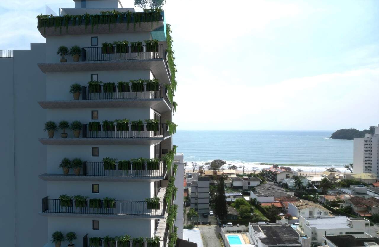 Perspectiva do edifício e da orla de Cabeçudas (imagem ilustrativa)
