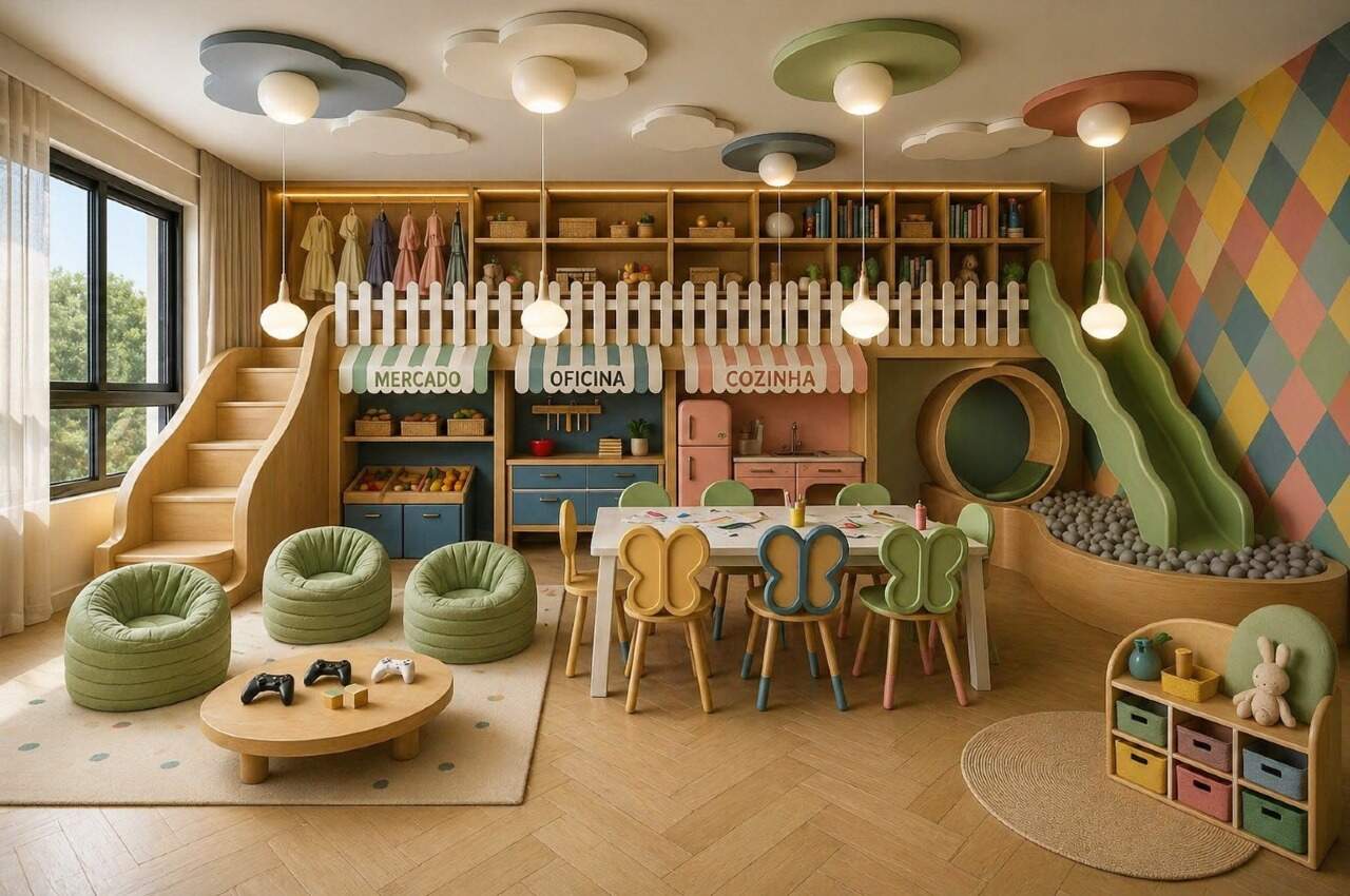 Espaço kids do Trinity Tower (imagem ilustrativa)
