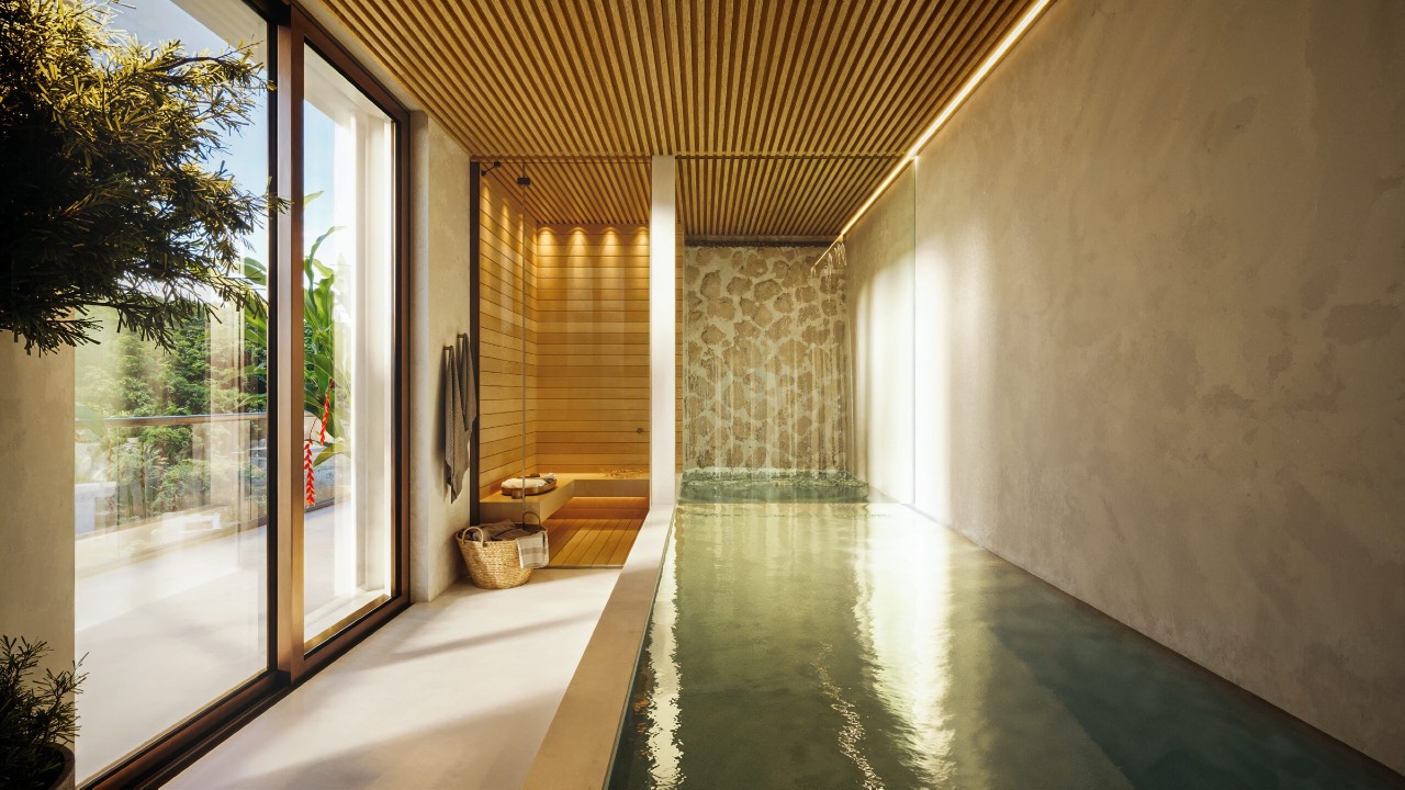 Piscina aquecida e sauna do rooftop do Oceean (imagem ilustrativa)