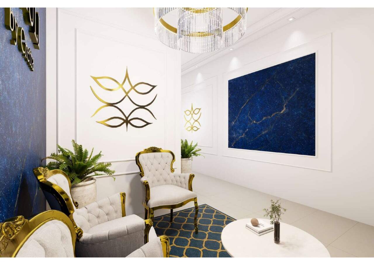 Hall de entrada com poltronas (imagem ilustrativa)