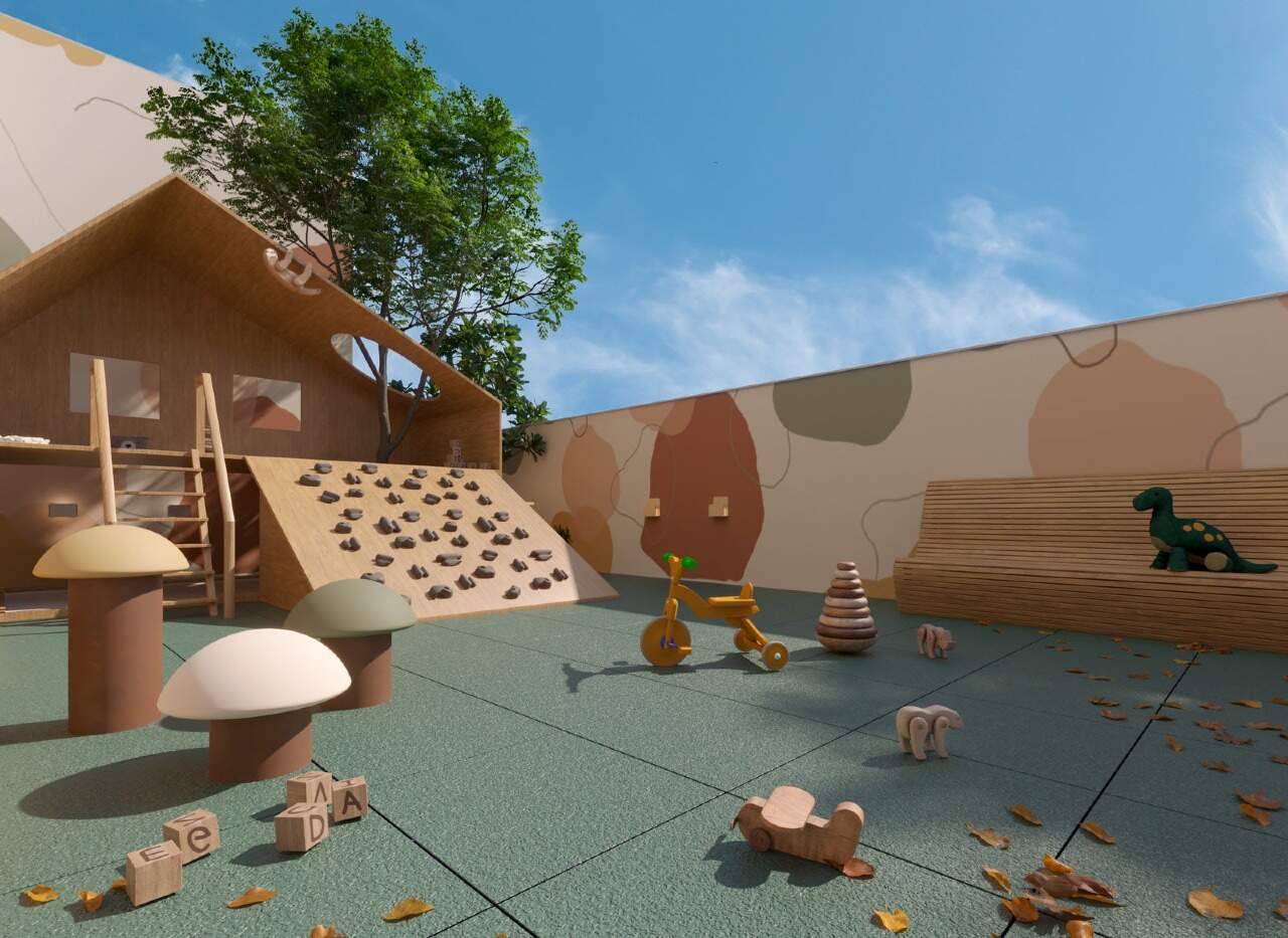 Playground ao ar livre (imagem ilustrativa)