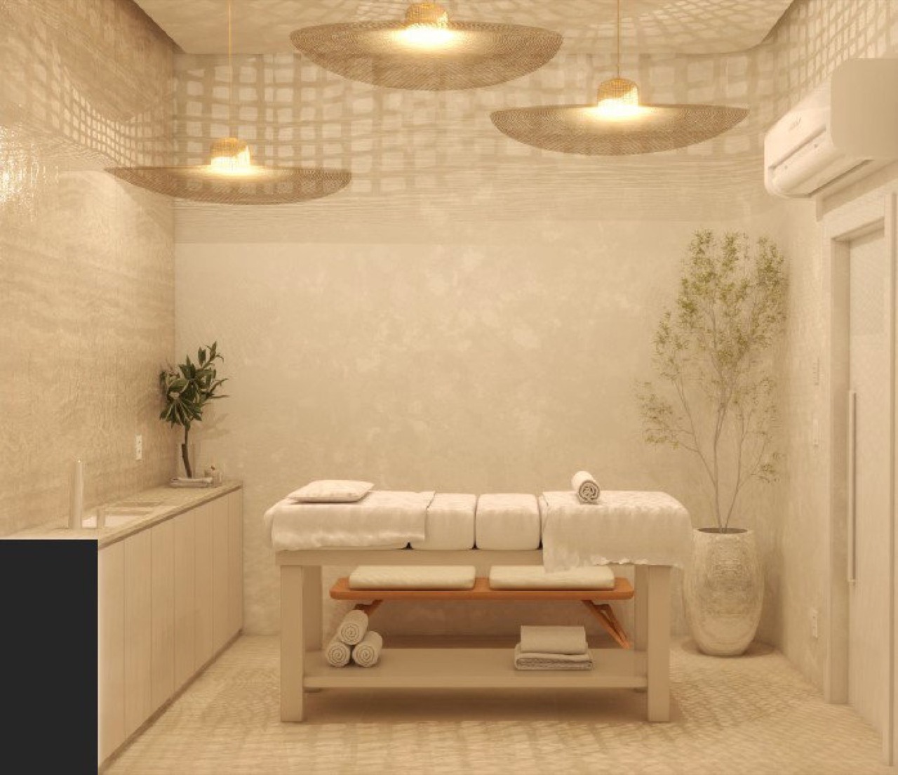 Sala de massagem do SPA (imagem ilustrativa)