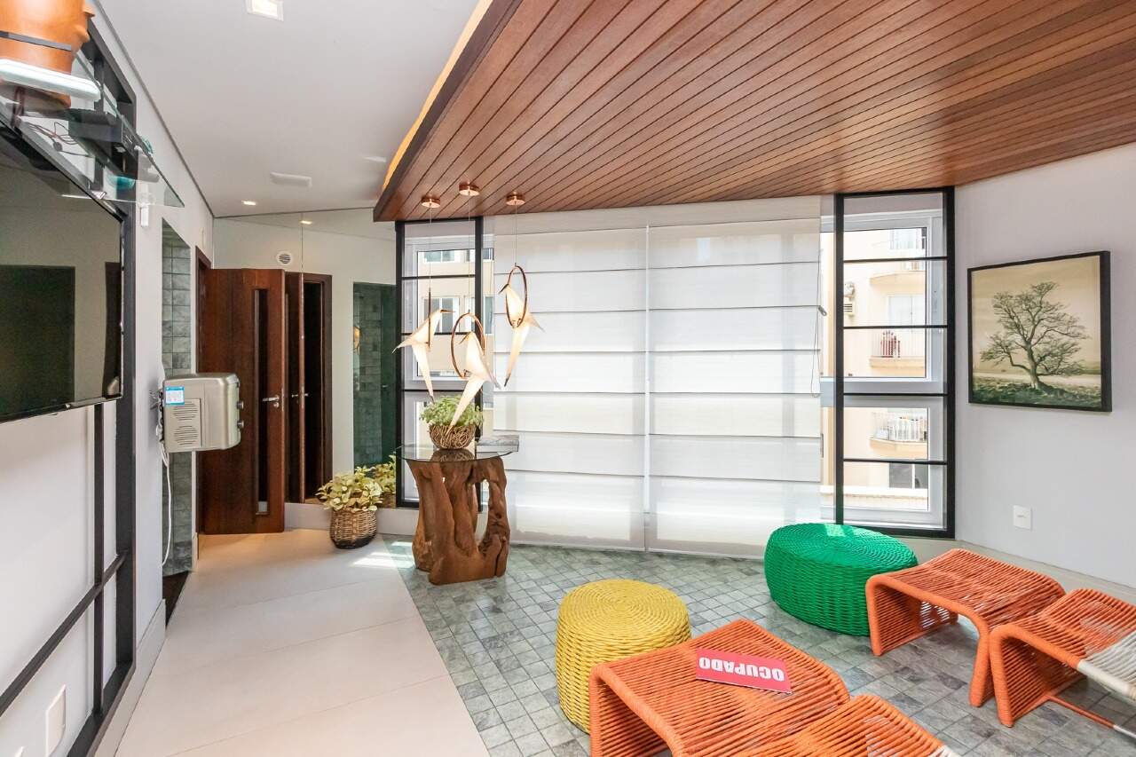 Lounge de convivência do Sands Beach Residence
