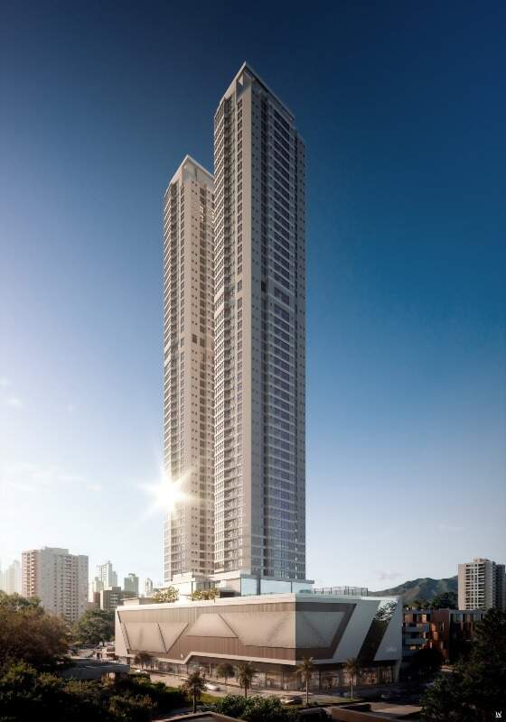 Ápice Towers: duas torres de 55 pavimentos no Centro de Balneário Camboriú (imagem ilustrativa)