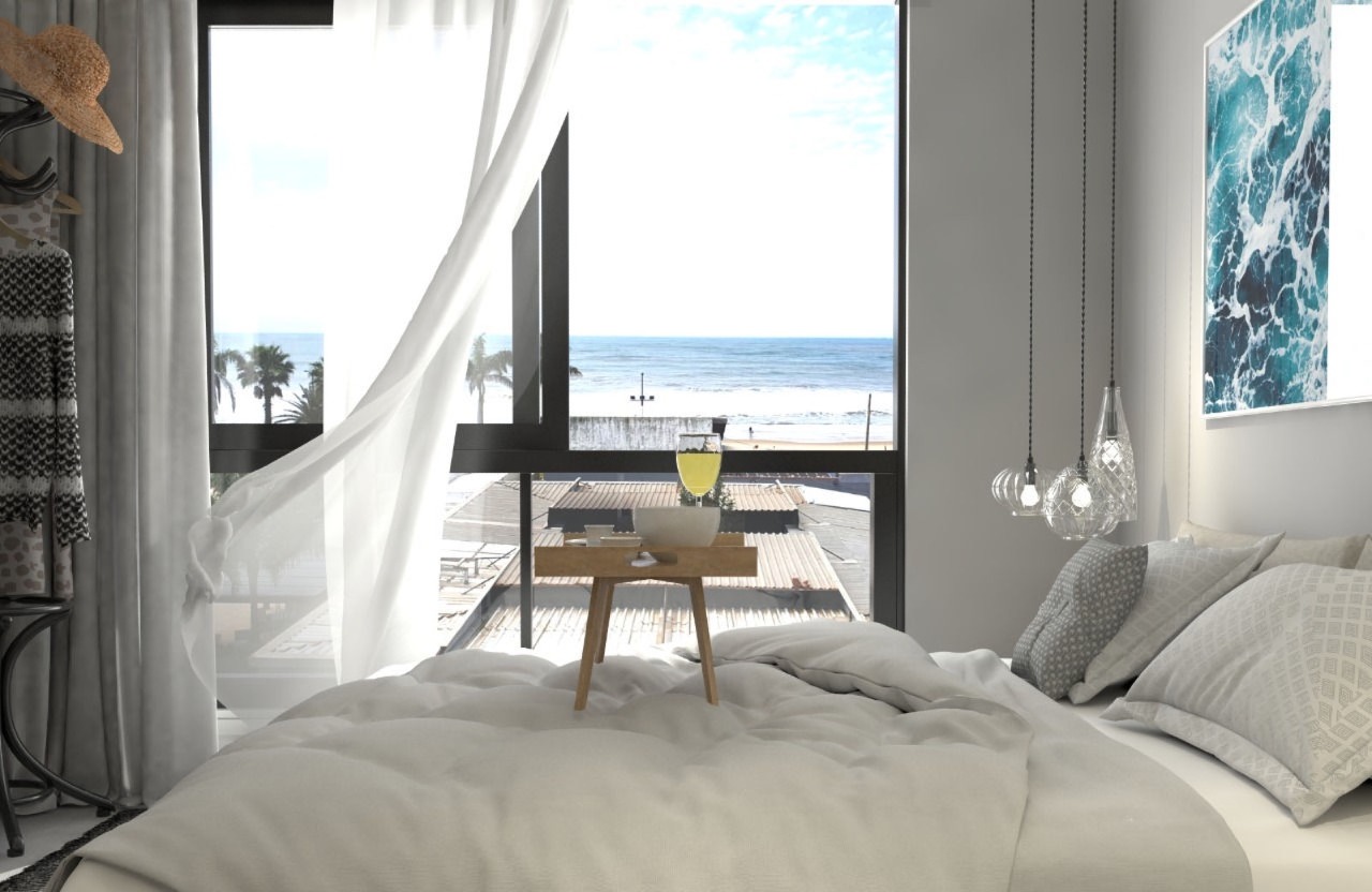 Suíte com vista para o mar (imagem ilustrativa)