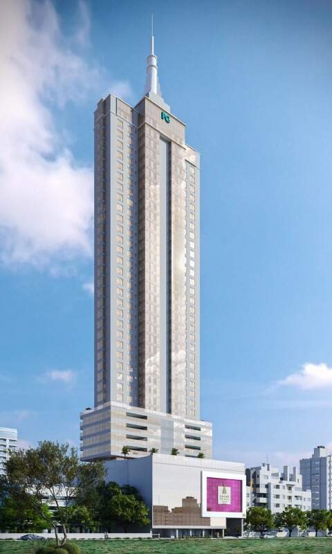 Torre do Grand Place Tower, com 46 pavimentos e 166 metros de altura (imagem ilustrativa)