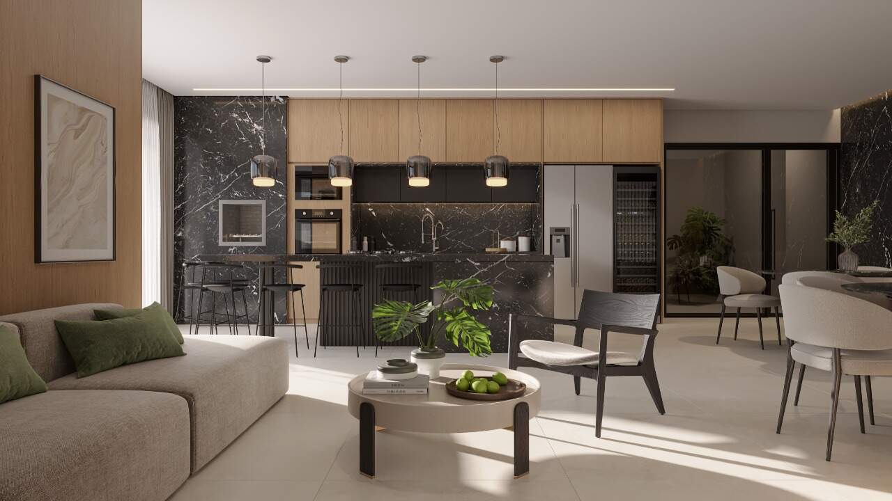 Espaço gourmet do Residencial Positano