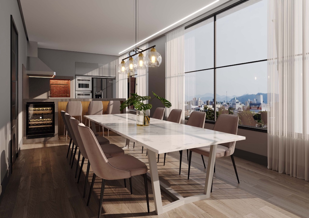 Espaço gourmet do Azure Residence (imagem ilustrativa)