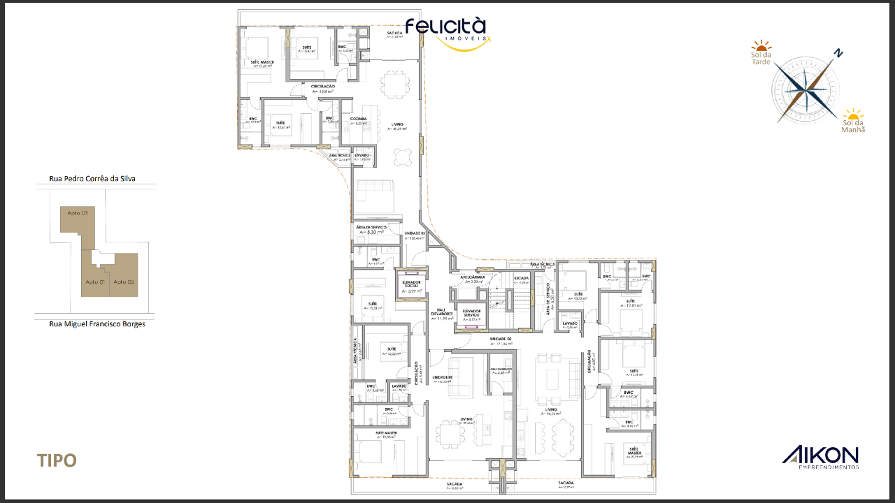 Apartamento de 4 quartos, 180m² no bairro Praia Brava, em Itajaí | Eu Corretor