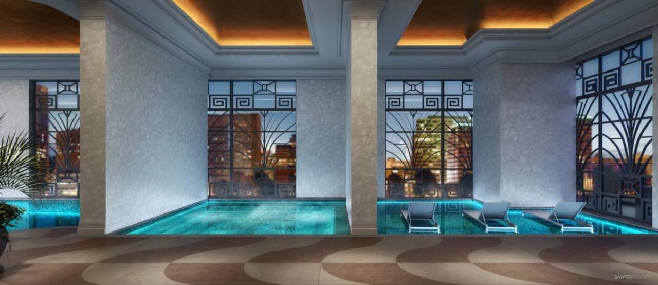 Spa com hidromassagem e área de descanso (imagem ilustrativa)