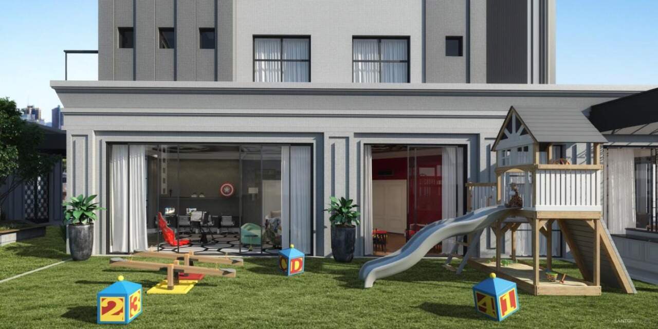 Playground no garden (imagem ilustrativa)