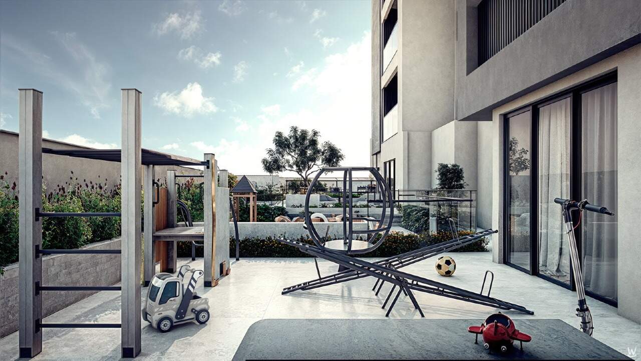 Playground no pavimento de lazer (imagem ilustrativa)