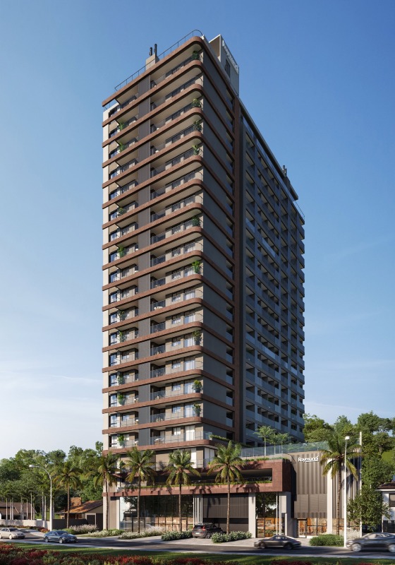 Fachada do Brava Living, da Raymundi Construções, na Praia Brava, Itajaí (imagem ilustrativa)