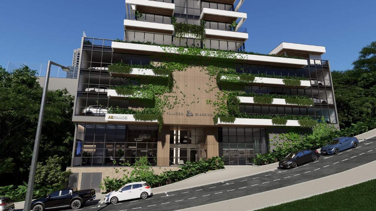 Embasamento com jardins verticais na Rua José Venâncio dos Santos (imagem ilustrativa)