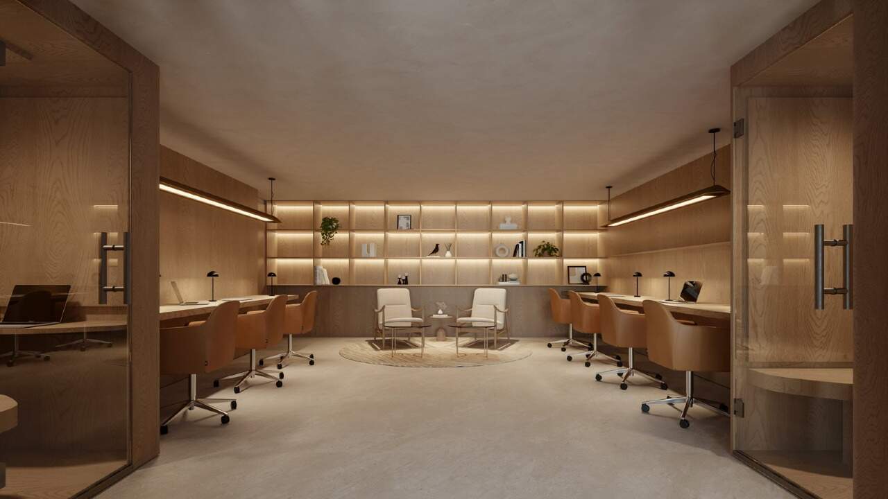 Coworking no mezanino do Raro By Sierra (imagem ilustrativa)
