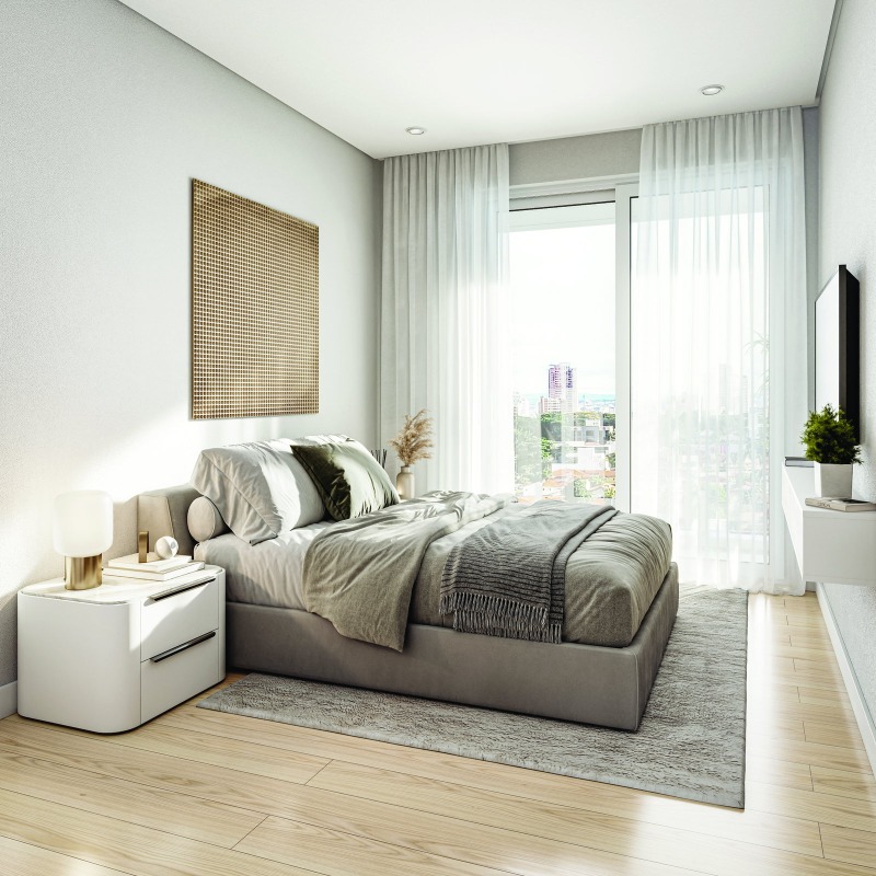Suíte do apartamento de 2 suítes do Lago Louise (imagem ilustrativa)