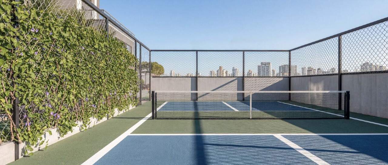 Quadra de pickleball no lazer do Luminare (imagem ilustrativa)