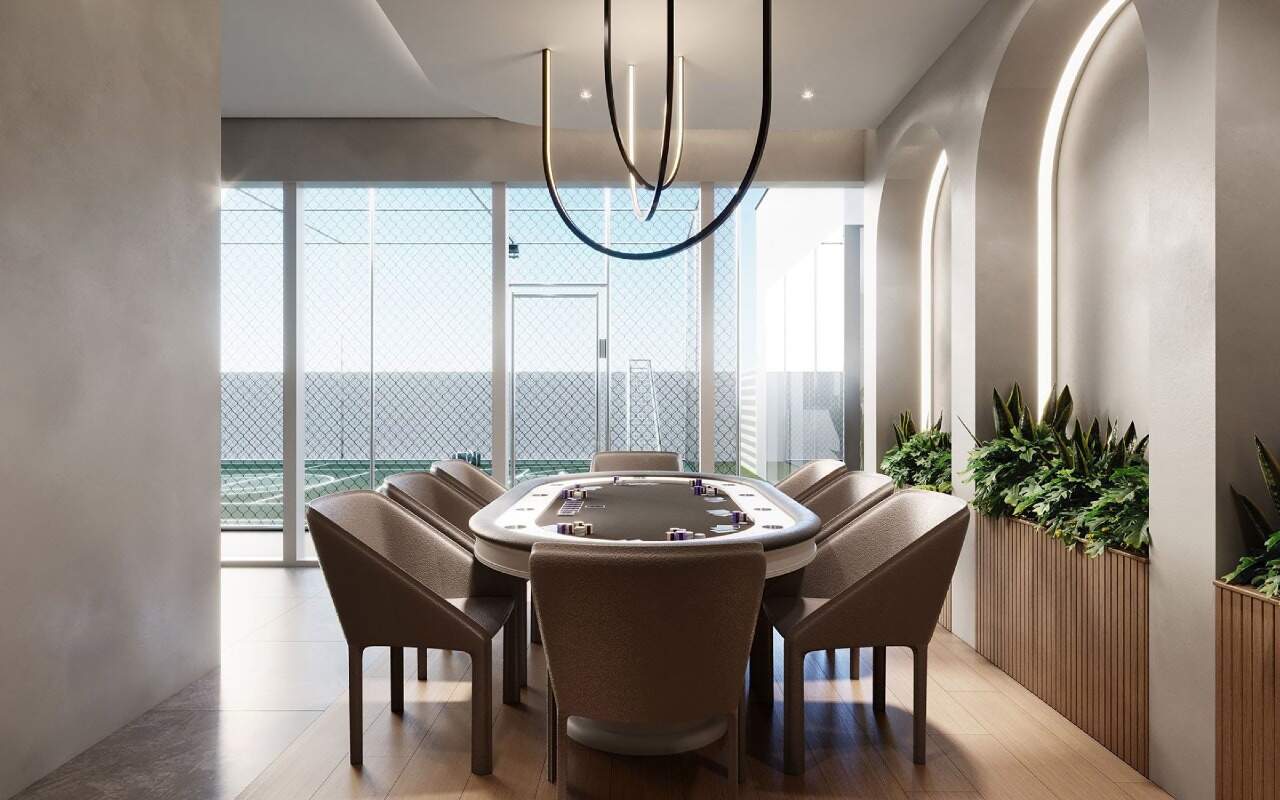 Sala de pôquer do Sapphire Tower (imagem ilustrativa)