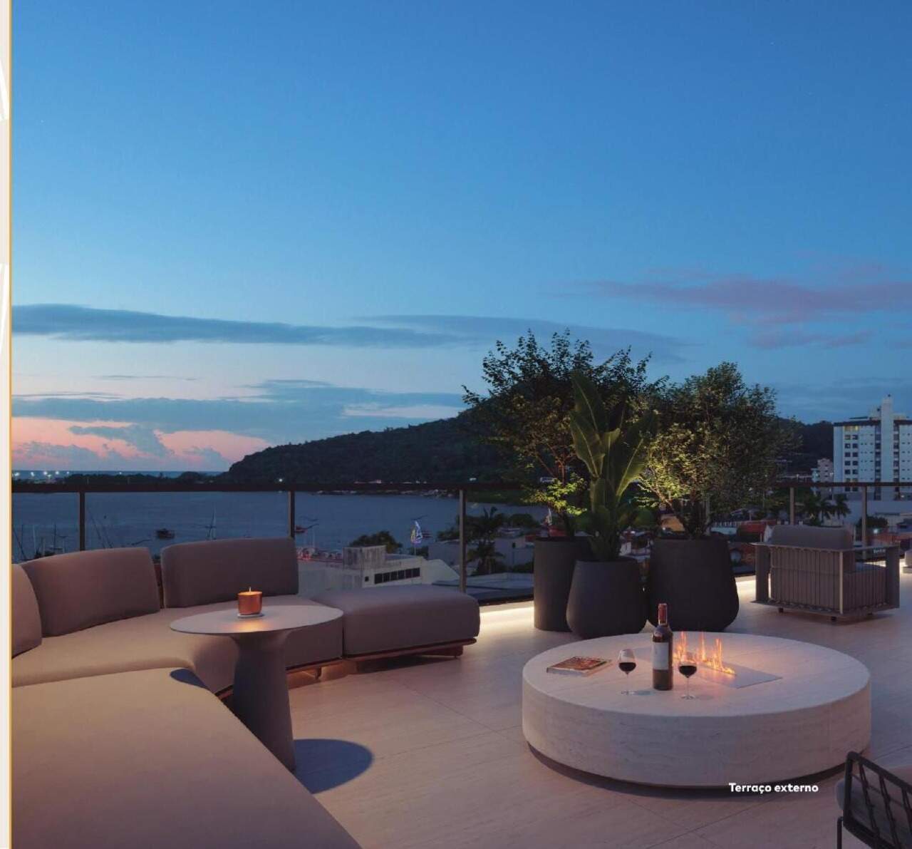 Terraço externo (imagem ilustrativa)