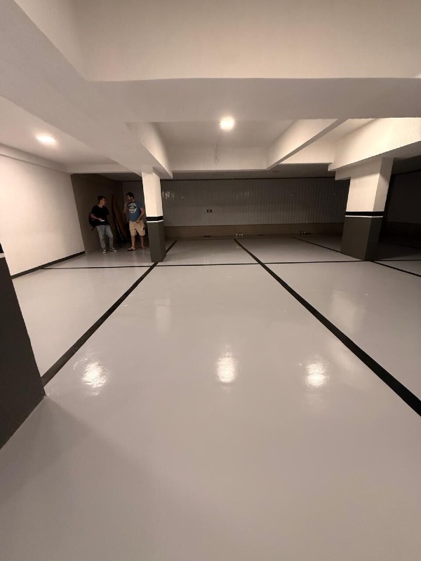 Apartamento à venda no Praia Brava: Garagem com piso de epóxi