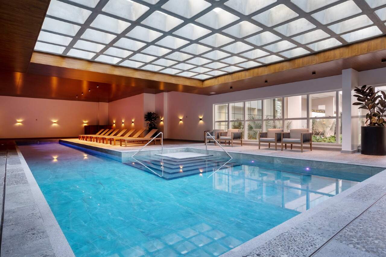 Apartamento diferenciado à venda no Praia Brava: Piscina coberta aquecida