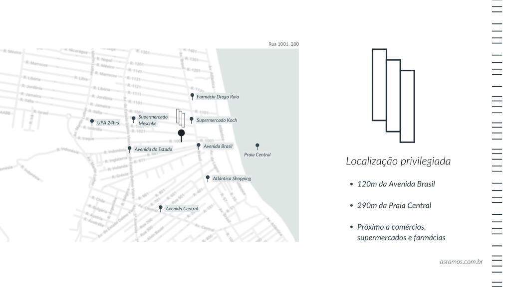 Apartamento de 3 quartos, 120m² no bairro Centro, em Balneário Camboriú | Eu Corretor