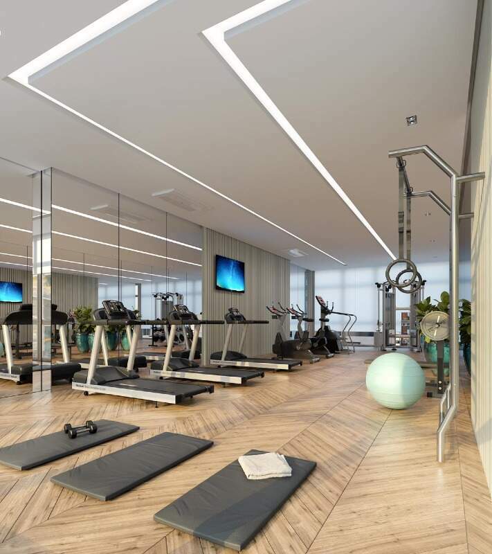 Apartamento à venda no Centro: Academia
