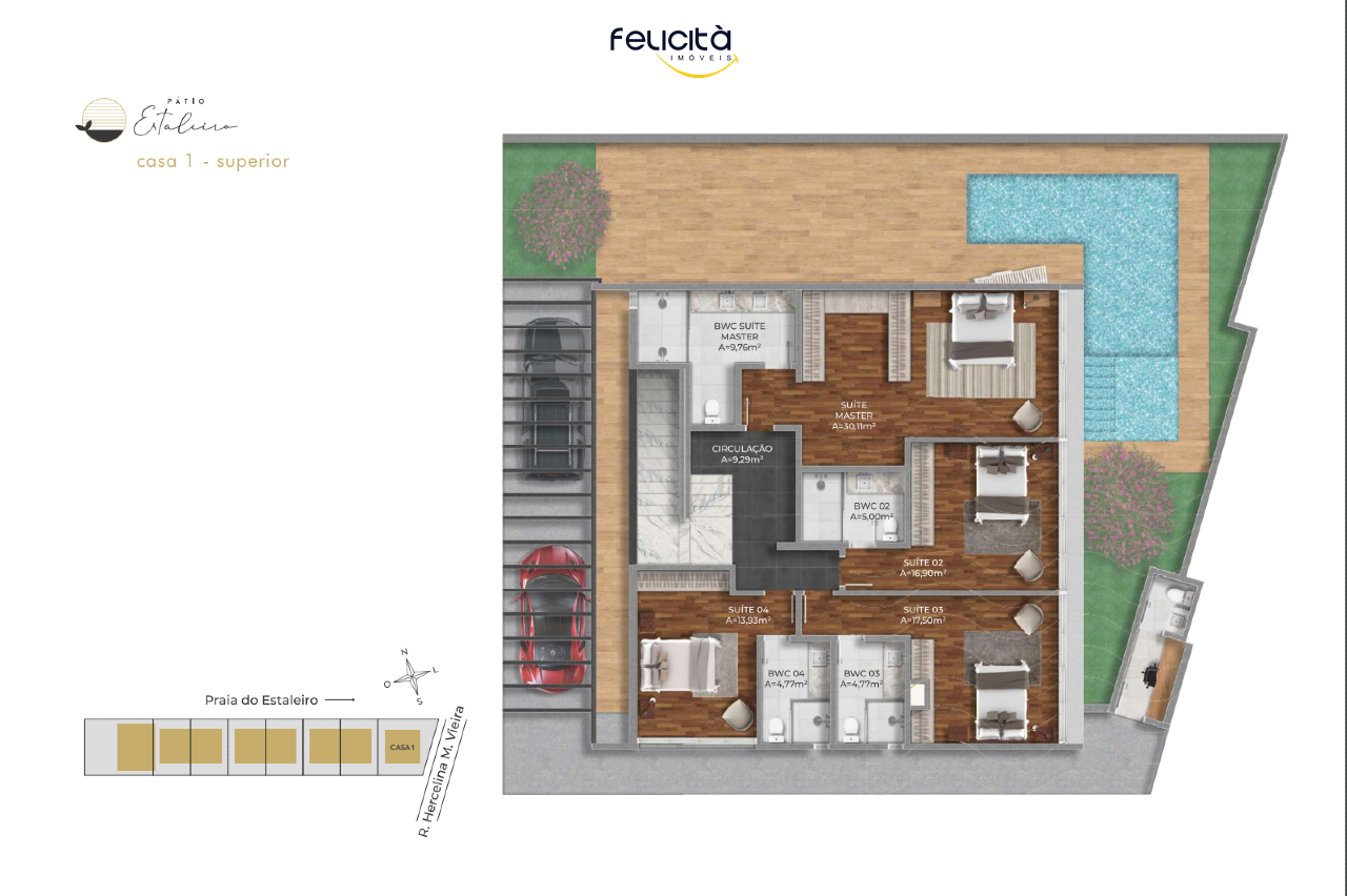 Casa de Condomínio de 4 quartos, 344m² no bairro Praia do Estaleiro, em Balneário Camboriú | Eu Corretor