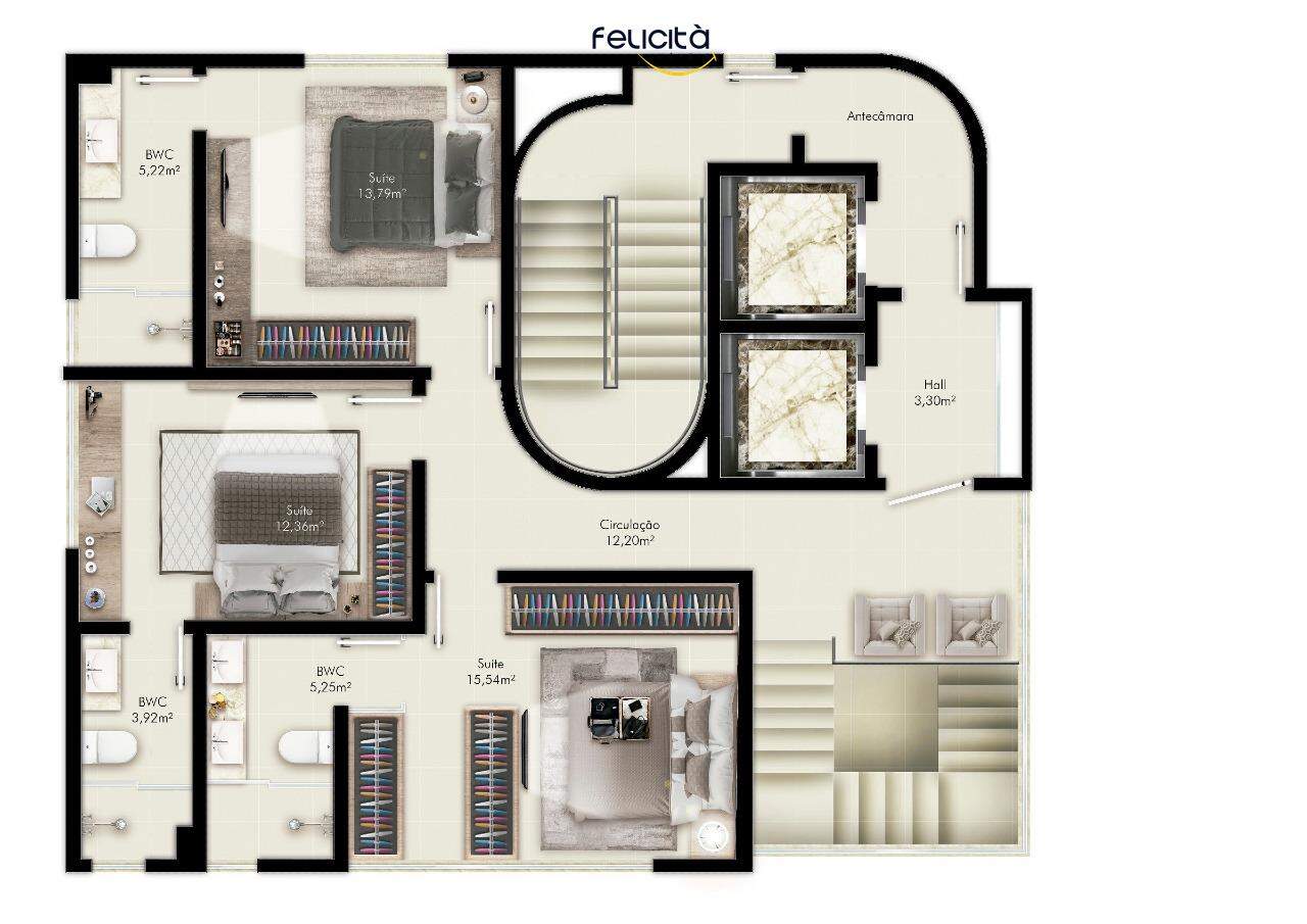 Cobertura de 3 quartos, 211m² no bairro Centro, em Balneário Camboriú | Eu Corretor