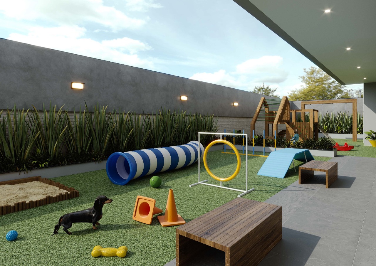 Apartamento à venda no Centro: Espaço pet do Azure Residence (imagem ilustrativa)