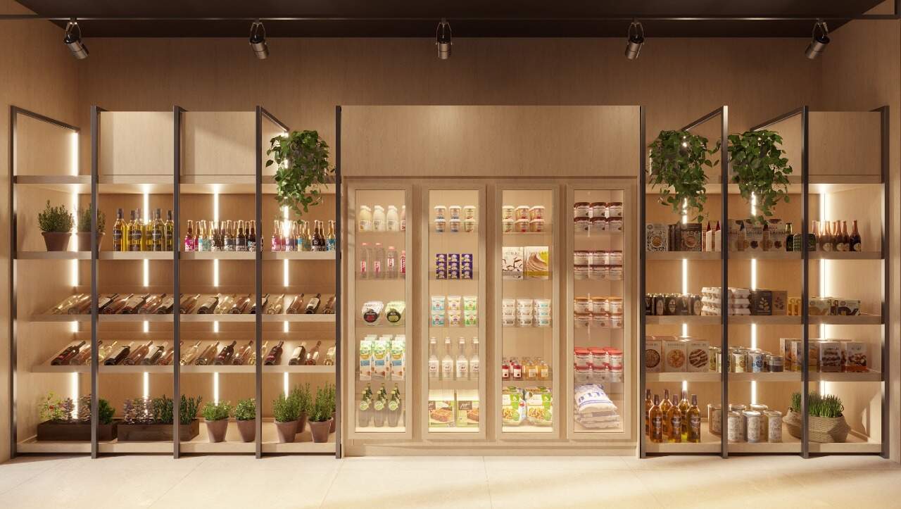 Apartamento diferenciado à venda no Centro: Mercadinho do Marena (imagem ilustrativa)