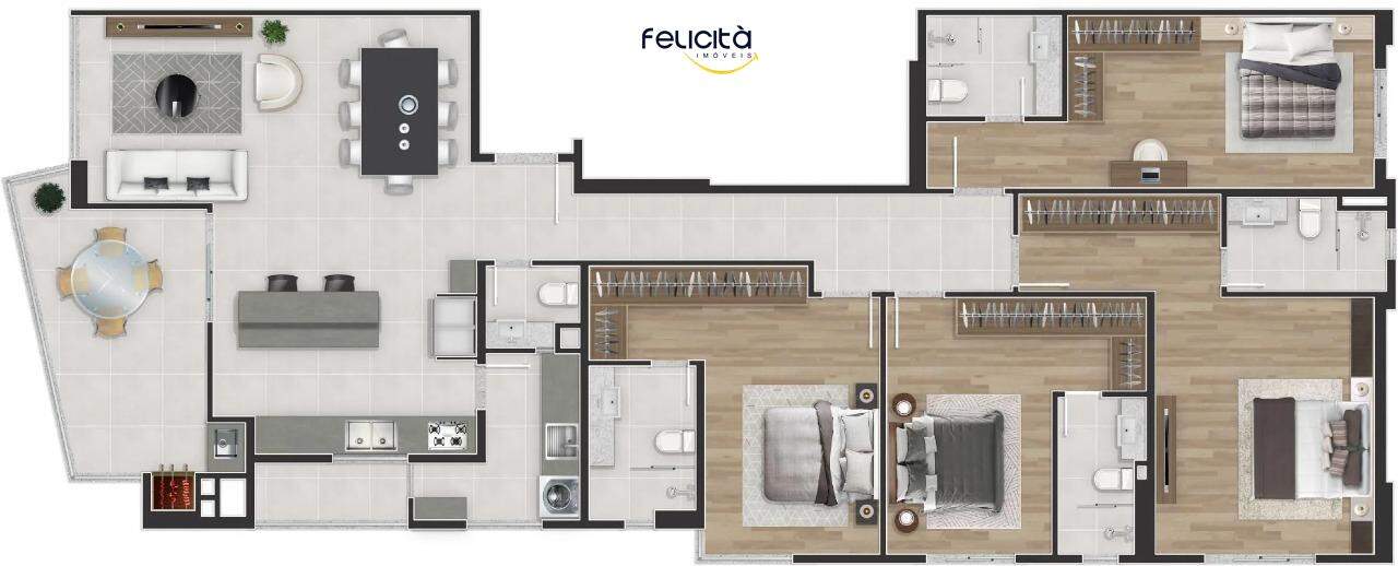 Apartamento de 4 quartos, 163m² no bairro Centro, em Balneário Camboriú | Eu Corretor