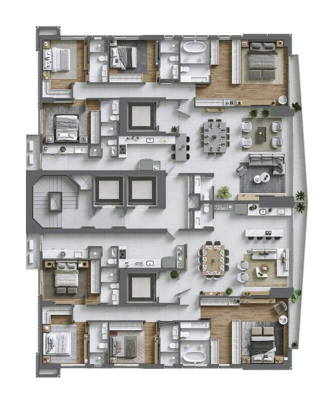 Apartamento de 4 quartos, 200m² no bairro Centro, em Balneário Camboriú | Eu Corretor