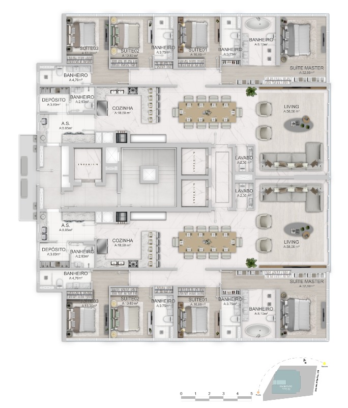 Apartamento à venda no Centro: 