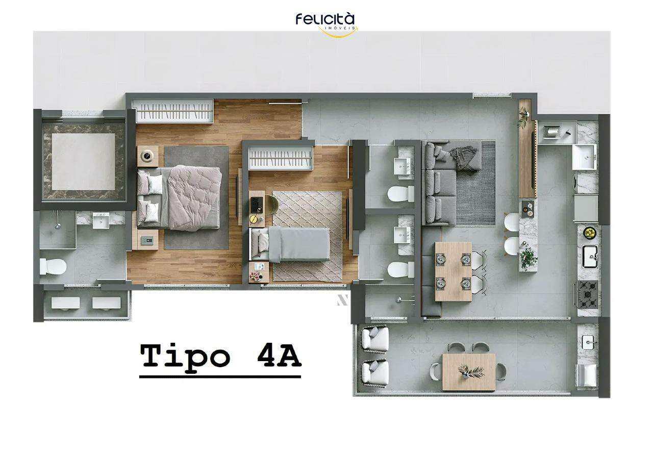 Apartamento de 2 quartos, 101m² no bairro Praia Brava, em Itajaí | Eu Corretor