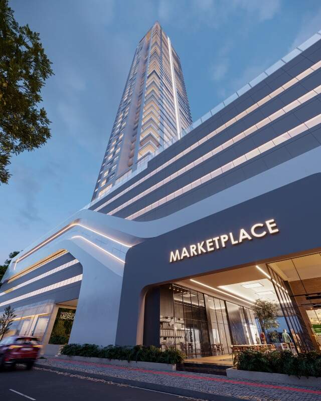 Cobertura à venda no Centro: Entrada do Boulevard Marketplace, anexo ao Meridian Tower (imagem ilustrativa)