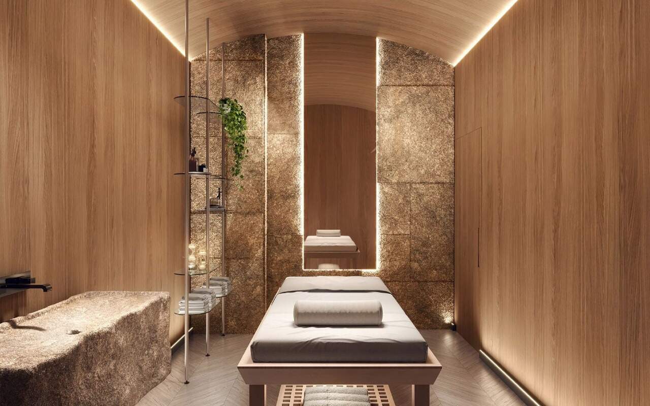 Apartamento diferenciado à venda no Centro: Sala de massagem do Sapphire Tower (imagem ilustrativa)