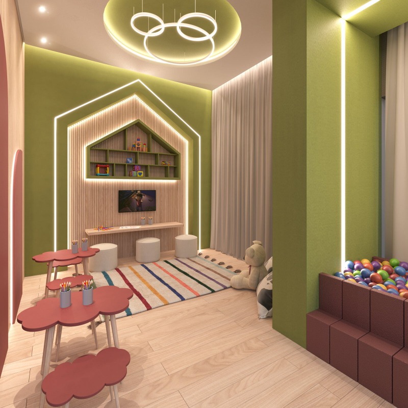 Apartamento à venda no Centro: Brinquedoteca (imagem ilustrativa)