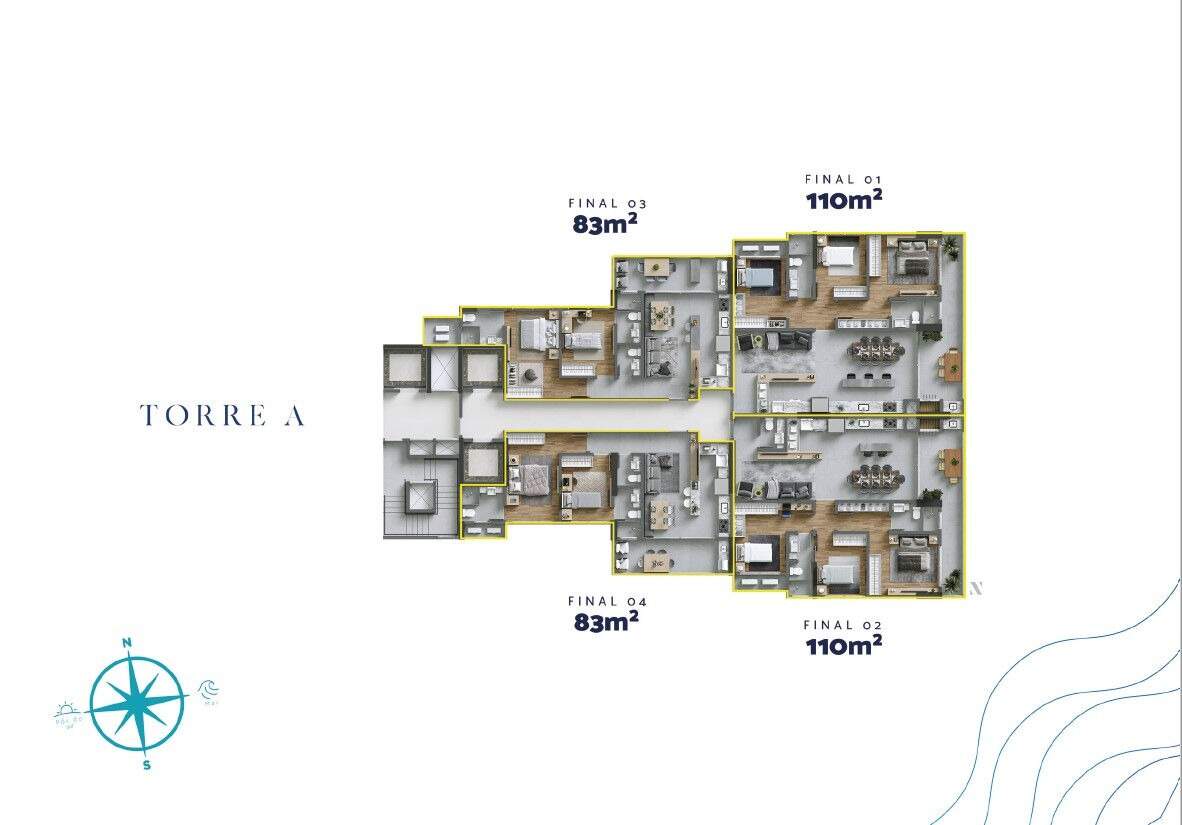 Apartamento de 3 quartos, 88m² no bairro Praia Brava, em Itajaí | Eu Corretor