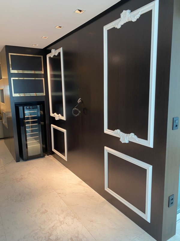 Apartamento à venda no Fazenda: Painel escuro com adega climatizada