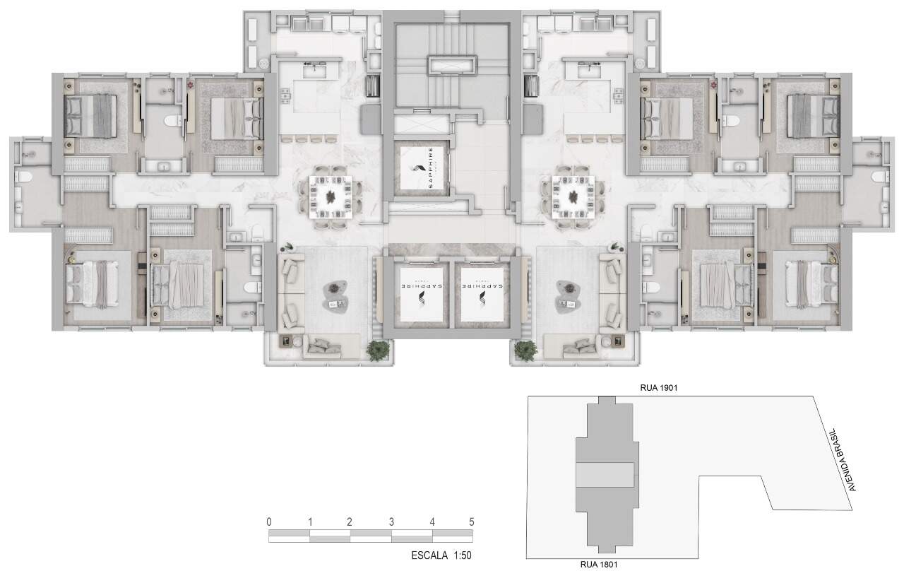 Apartamento de 4 quartos, 146m² no bairro Centro, em Balneário Camboriú | Eu Corretor