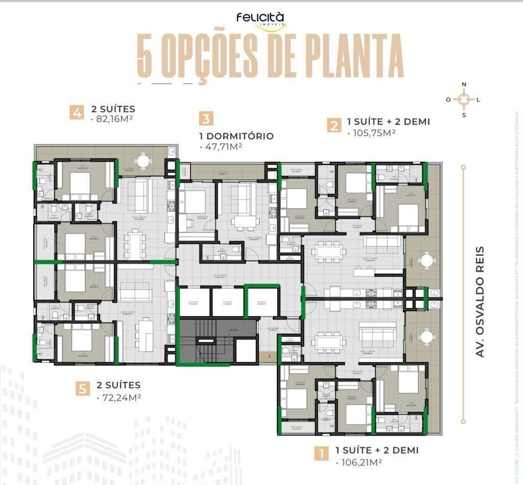 Apartamento de 1 quarto, 48m² no bairro Fazendinha, em Itajaí | Eu Corretor