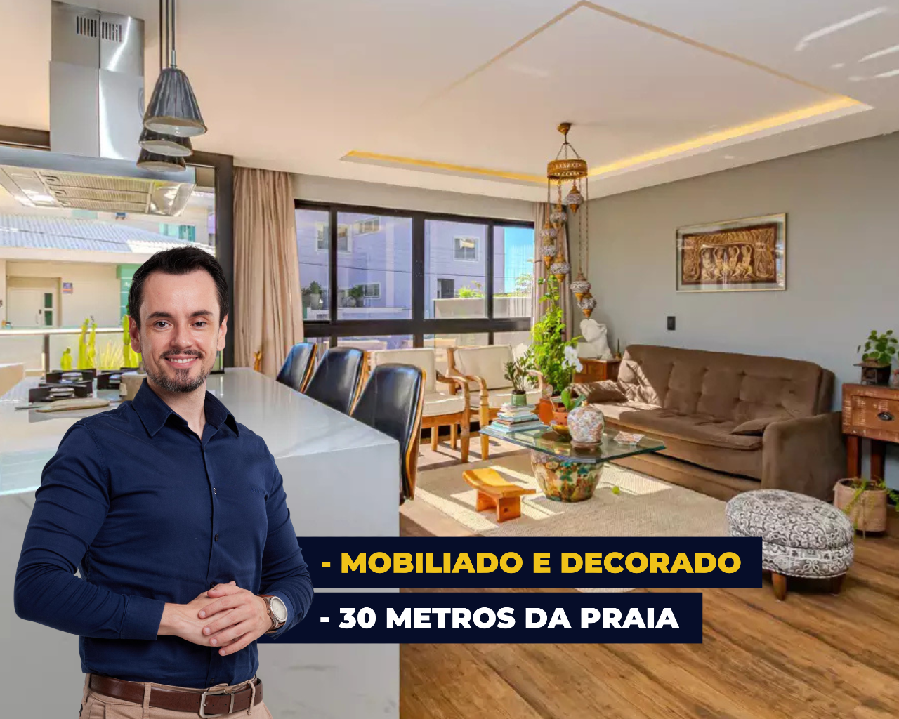 Apartamento de 3 quartos, 186m² no bairro Praia dos Amores, em Balneário Camboriú | Eu Corretor