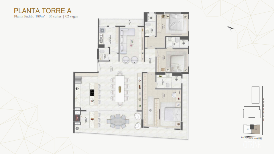 Apartamento de 3 quartos, 187m² no bairro Cabeçudas, em Itajaí | Eu Corretor