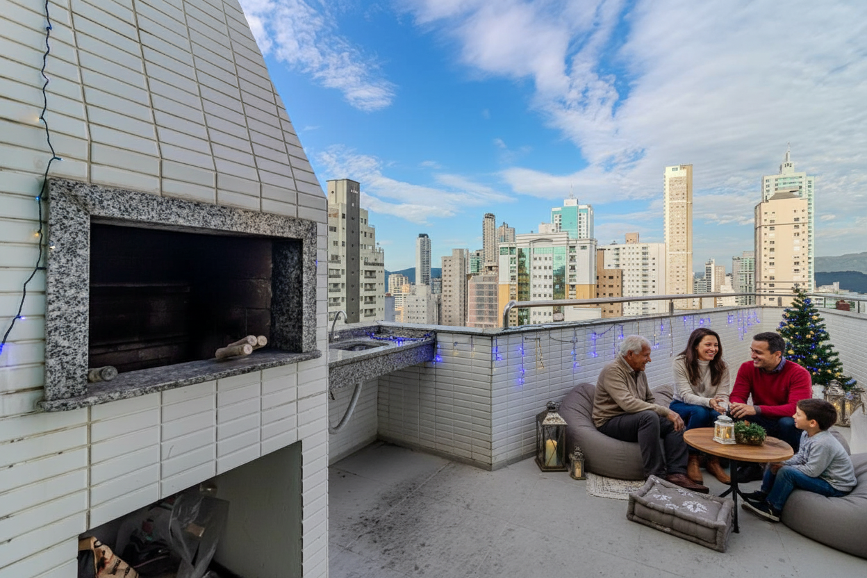 Cobertura à venda no Centro: 